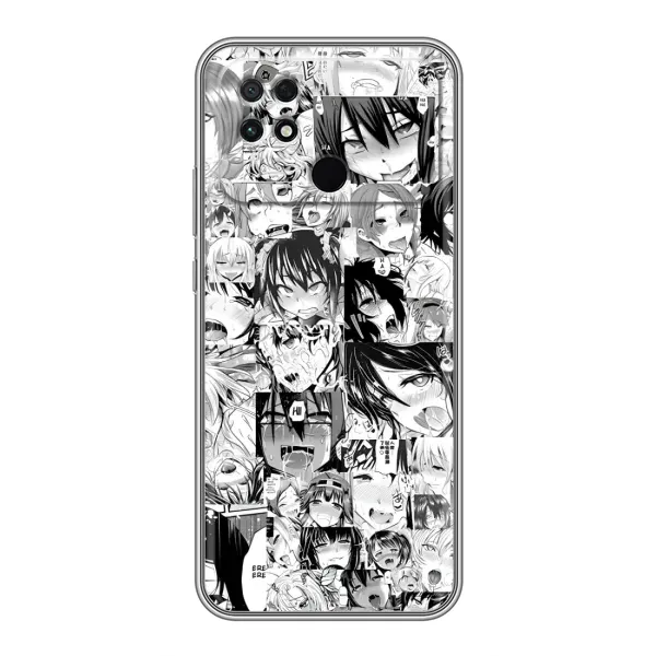 Чехол с принтом «Ahegao manga» для Xiaomi POCO C40