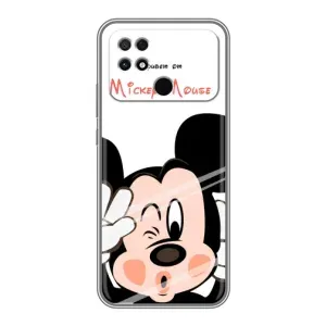 Эксклюзивный чехол для Xiaomi POCO C40 (AlphaPrint - Мультяшные) (Маус Микки)