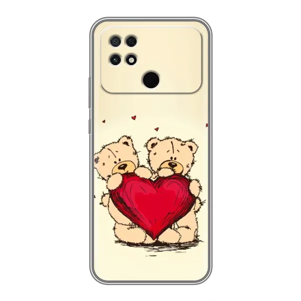 Чехол с принтом «Медвежонки» для Xiaomi POCO C40 Чехол с принтом «Медвежонки» для Xiaomi POCO C40