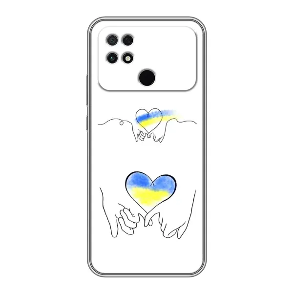 Чехол с принтом «Мир Украине» для Xiaomi POCO C40 Чехол с принтом «Мир Украине» для Xiaomi POCO C40