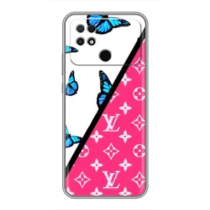 Брендновые Чехлы для Xiaomi POCO C40 - (PREMIUMPrint) (Мода LV)