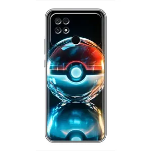 Чохол з Пікачу на Xiaomi POCO C40 (М'яч Пікачу)