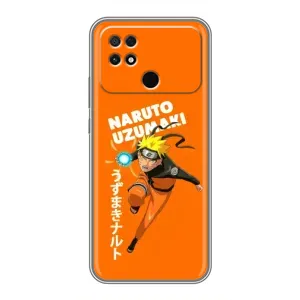 Naruto Anime Чехлы для Поко С40 (AlphaPrint) (Наруто узумаки)