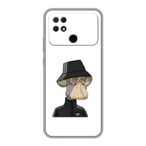 Чохли з Мавпами NFT для Xiaomi POCO C40 (AlphaPrint) (мавпа NFT Adidas)