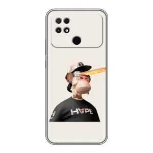 Чохли з Мавпами NFT для Xiaomi POCO C40 (AlphaPrint) (мавпа NFT в окулярах)