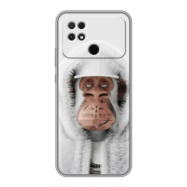 Чехол с принтом «обезьяна NFT в тату» для Xiaomi POCO C40