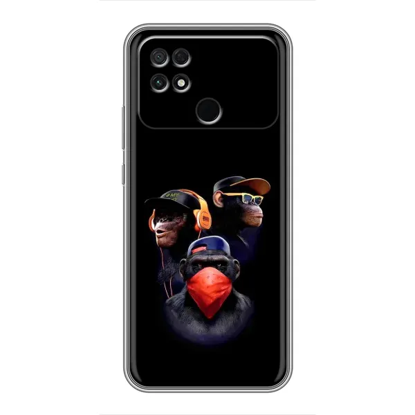 Чехол с принтом «Три обезьяны» для Xiaomi POCO C40