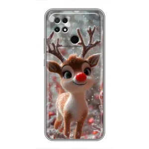 Яскравий чохол для Xiaomi POCO C40 з Зимові Оленята