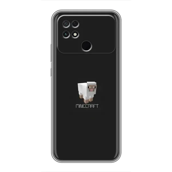 Чехол с принтом «Овечка Майнкрафт» для Xiaomi POCO C40
