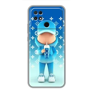 Круті Чохли Луі Віттон для Xiaomi POCO C40 (AlphaPrint) (Хлопець LV)
