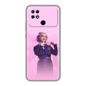 Чехол с дизайном Венздей 2 на Xiaomi POCO C40 (Яркая Энид Уэнздей)