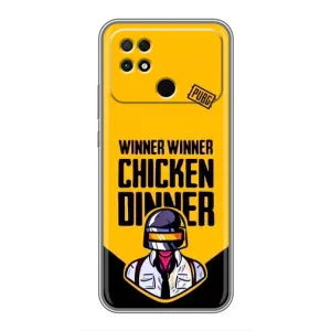 Чехол PUBG для Поко С40 (AlphaPrint) (Pubg шлем)