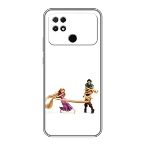 Чохол Рапунцель для Xiaomi POCO C40 (Рапунцель та Флін)