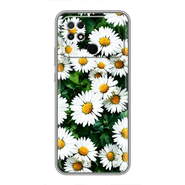 Чехол с принтом «Ромашки» для Xiaomi POCO C40 Чехол с принтом «Ромашки» для Xiaomi POCO C40