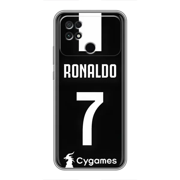 Чехол с принтом «RONALDO 7» для Xiaomi POCO C40 Чехол с принтом «RONALDO 7» для Xiaomi POCO C40