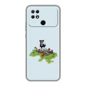 Чехлы с картинкой собаки Патрон для Xiaomi POCO C40 (AlphaPrint) (Сапер Пес)
