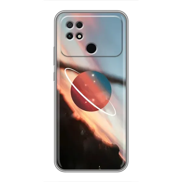 Чехол с принтом «Сатурн» для Xiaomi POCO C40 Чехол с принтом «Сатурн» для Xiaomi POCO C40