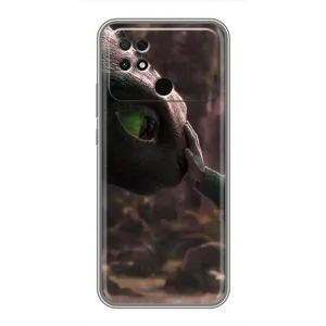 Чохол як приборкати дракона на Xiaomi POCO C40 (Сцена з драконом)