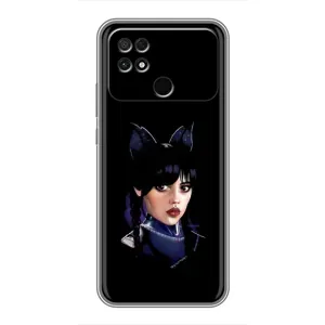 Чехлы Венсдей на Xiaomi POCO C40 Уэнсдей (AlphaPrint)