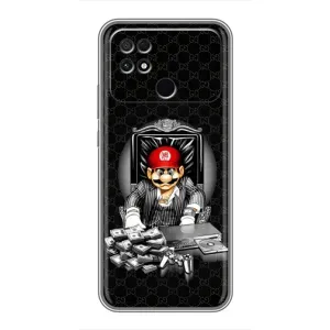 Чехлы с крутыми принтами для Xiaomi POCO C40 - (PREMIUMPrint) (Супер Марио)