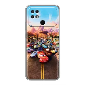 Силіконовий чохол Маквін для Xiaomi POCO C40 (Тачки на трасі)