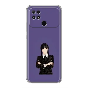 Чохол з принтом «Венздей у чорному» для Xiaomi POCO C40