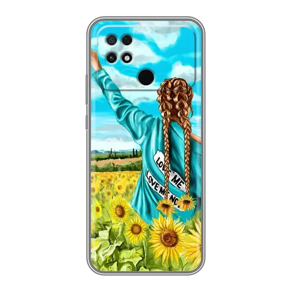 Чехол с принтом «Украиночка» для Xiaomi POCO C40 Чехол с принтом «Украиночка» для Xiaomi POCO C40