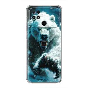 Чохол з картинкою 'Хижаки' для Xiaomi POCO C40 (Полярний ведмідь)