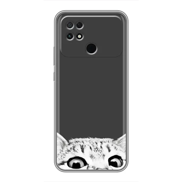 Чехол с принтом «Выглядывает кот» для Xiaomi POCO C40