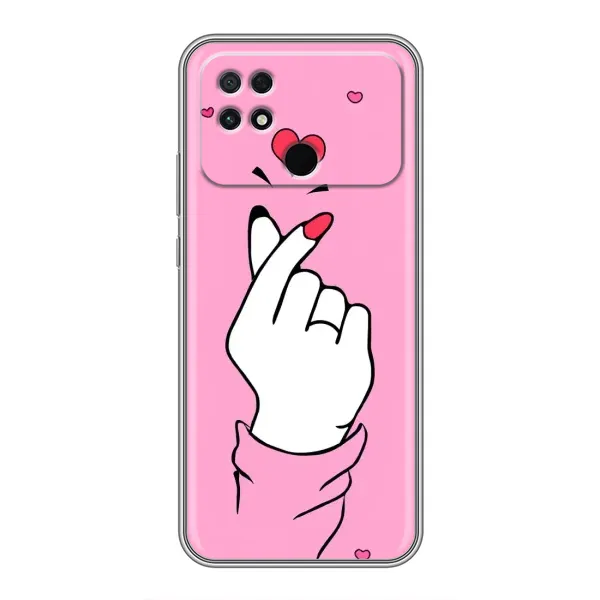 Чехол с принтом «Знак Love» для Xiaomi POCO C40 Чехол с принтом «Знак Love» для Xiaomi POCO C40
