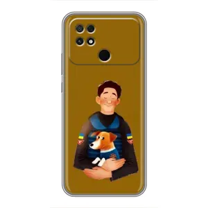 Чехлы с картинкой собаки Патрон для Xiaomi POCO C40 (AlphaPrint) (ЗСУ Патрон)