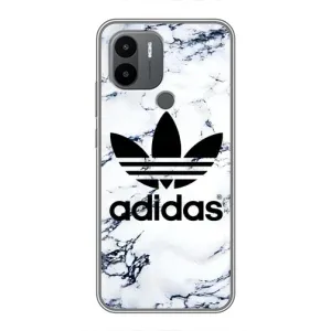 Чохли Адидас для Xiaomi Poco C50 (AlphaPrint) (Адідас на мраморі)