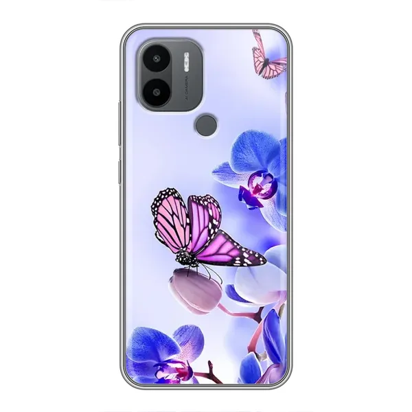 Чехол с принтом «Бабочка на цветочке» для Xiaomi Poco C50