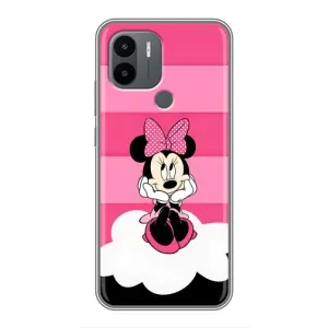 Міккі Маус чохол для Xiaomi Poco C50 (AlphaPrint - Мультяшні) (Дівчинка Maus)