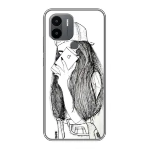 Чохол з друком для Xiaomi Poco C50 - (Мода) (AlphaPrint) (Фото дівчини)