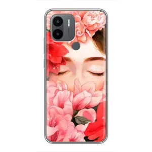Чехлы (ART) Цветы на Xiaomi Poco C50 (VPrint) (Очі в квітах)