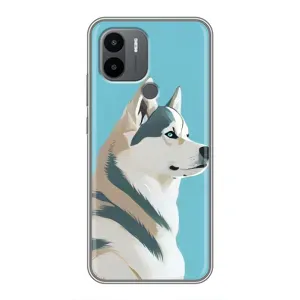 Чохол з Хаскі Xiaomi Poco C50 - (AlphaPrint) (Хаскі арт)