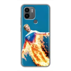 Чохол з принтом Фантастична четвірка для Xiaomi Poco C50 (Людина-факел у вогні)