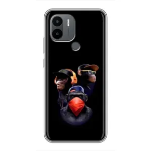 Чехол с Обезьянами Xiaomi Poco C50 - (AlphaPrint) (Три обезьяны)