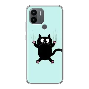 Чохол з принтом для Xiaomi Poco C50 (AlphaPrint) Модні коти (Падаючий кіт)