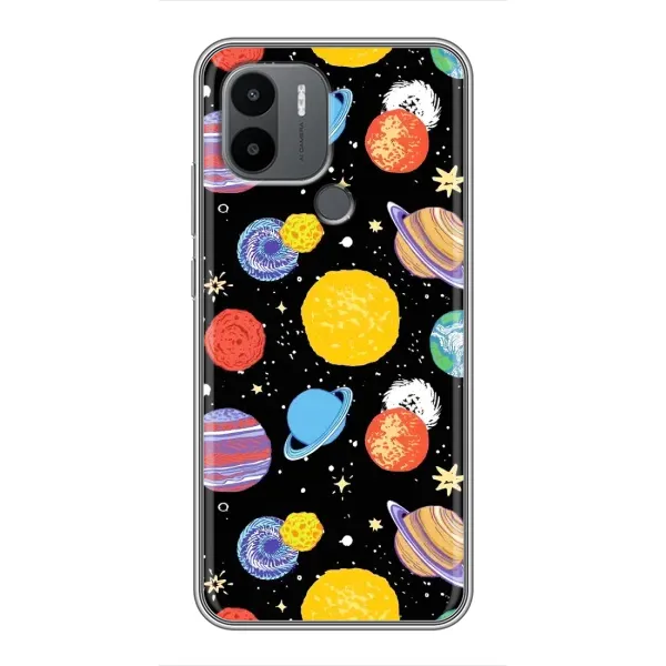 Чехол с принтом «Рисованные планеты» для Xiaomi Poco C50