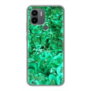 Мраморний чехол на Xiaomi Poco C50 (VPrint) (Салатовий Мрамор)
