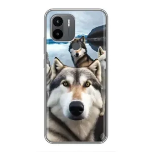 Чохол з Хаскі Xiaomi Poco C50 - (AlphaPrint) (Селфі Хаскі)