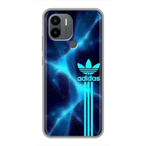Чохли Адидас для Xiaomi Poco C50 (AlphaPrint) (Синій Адідас)