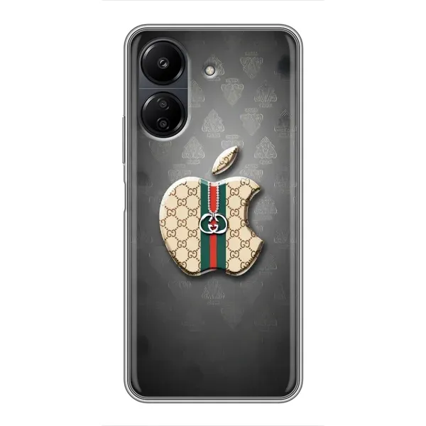 Чехол с принтом «Apple gucci» для Xiaomi POCO C65