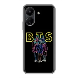 Чехлы BTS для Xiaomi POCO C65 (AlphaPrint) (BTS стайл)