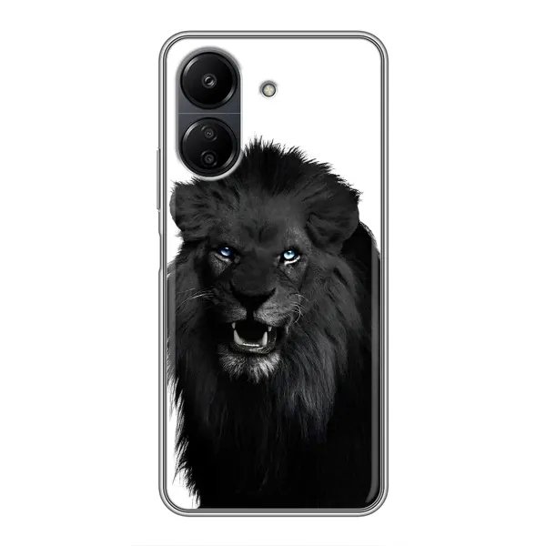 Чехол с принтом «Черный ЛЕВ» для Xiaomi POCO C65