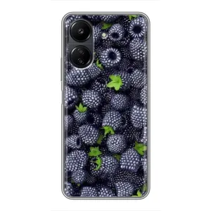 Чехлы с Фруктами для Xiaomi POCO C65 (VPrint) (Ежевика)