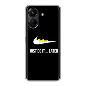 Чехол с Симпсонами для Xiaomi POCO C65 (VPrint) (Гомер Later)