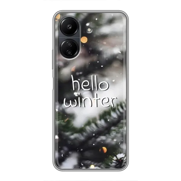 Чохол з принтом «Hello winter» для Xiaomi POCO C65